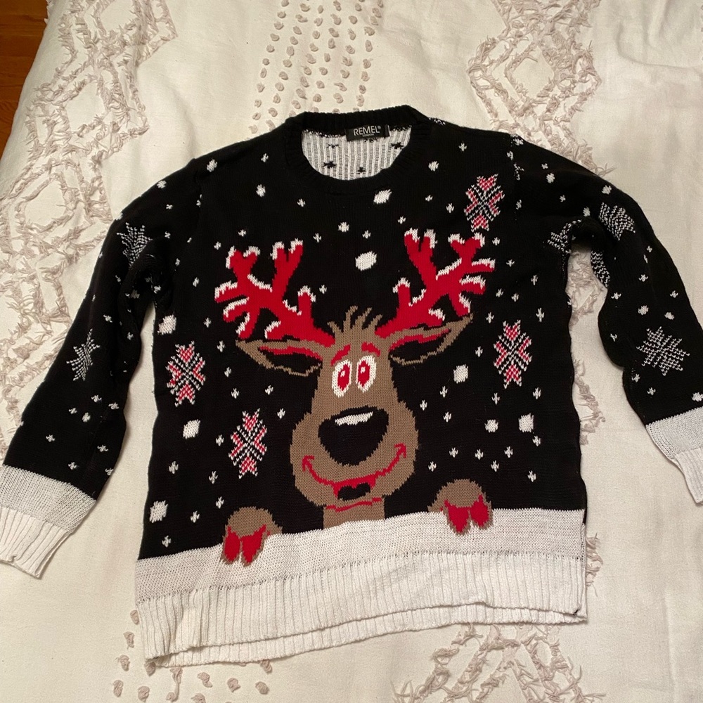 Ugly Christmas Sweater Reindeer